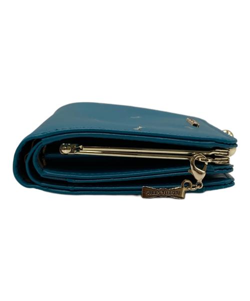 JILL STUART（ジルスチュアート）JILL STUART (ジルスチュアート) 2つ折り財布 ブルーの古着・服飾アイテム