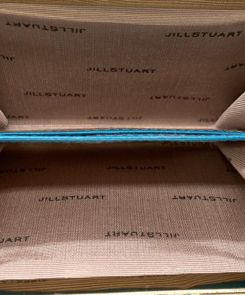JILL STUART（ジルスチュアート）JILL STUART (ジルスチュアート) 2つ折り財布 ブルーの古着・服飾アイテム