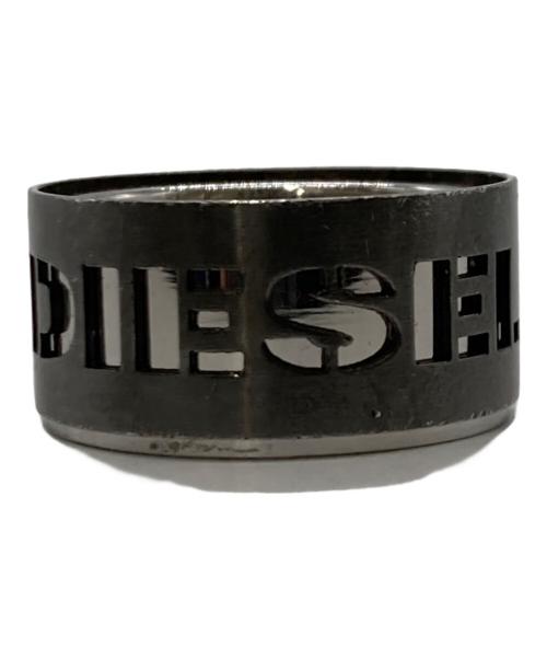 DIESEL（ディーゼル）DIESEL (ディーゼル) ロゴスチールリング シルバー サイズ:25号の古着・服飾アイテム