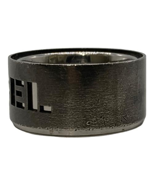 DIESEL（ディーゼル）DIESEL (ディーゼル) ロゴスチールリング シルバー サイズ:25号の古着・服飾アイテム