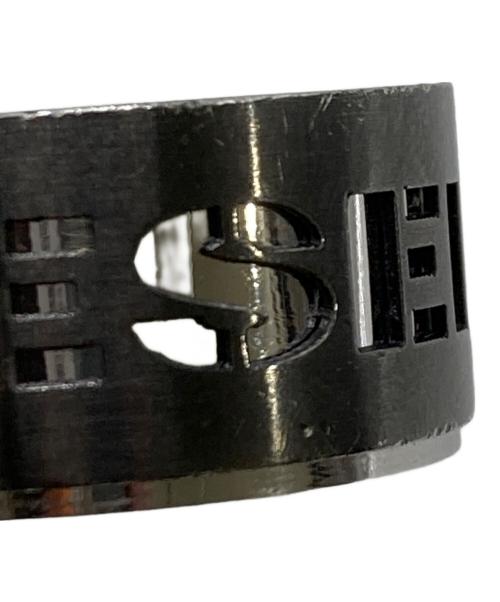 DIESEL（ディーゼル）DIESEL (ディーゼル) ロゴスチールリング シルバー サイズ:25号の古着・服飾アイテム