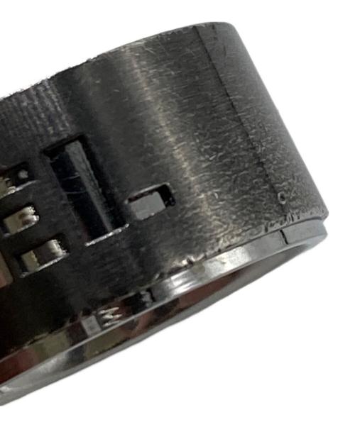 DIESEL（ディーゼル）DIESEL (ディーゼル) ロゴスチールリング シルバー サイズ:25号の古着・服飾アイテム