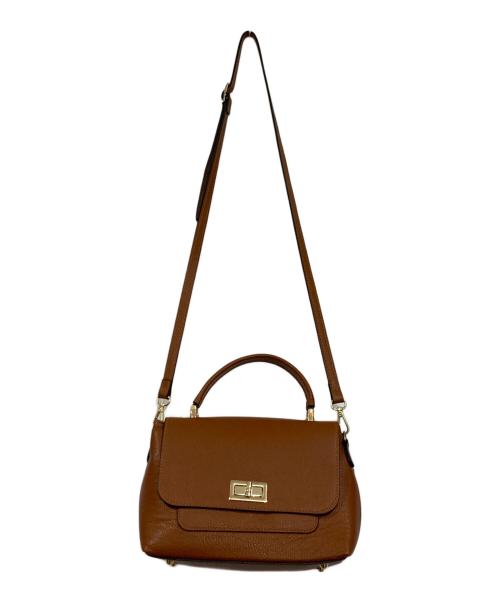 MARCO BIANCHINI（マルコビアンキーニ）MARCO BIANCHINI (マルコビアンキーニ) 2WAYバッグ ブラウンの古着・服飾アイテム