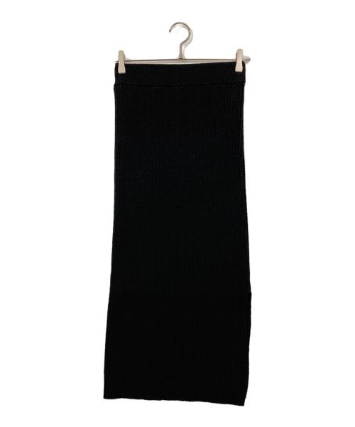 DEUXIEME CLASSE（ドゥーズィエム クラス）DEUXIEME CLASSE (ドゥーズィエム クラス) Boucleニットスカート ブラック サイズ:34 未使用品の古着・服飾アイテム