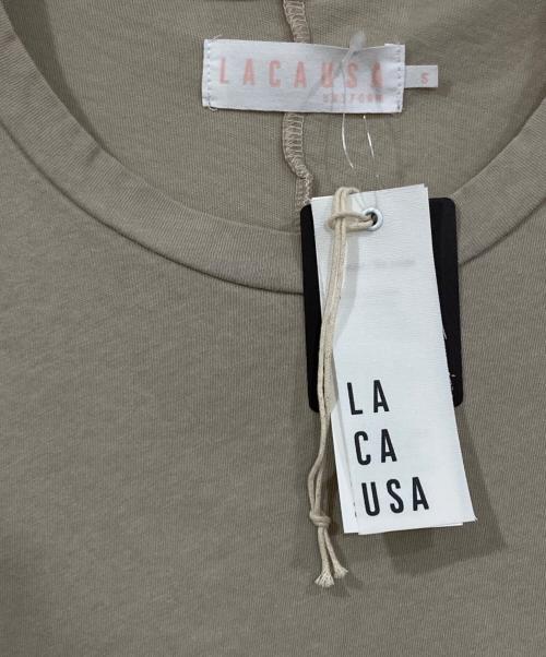 LACAUSA（ラカウサ）LACAUSA (ラカウサ) C/N Kai Tee ベージュ サイズ:36 未使用品の古着・服飾アイテム