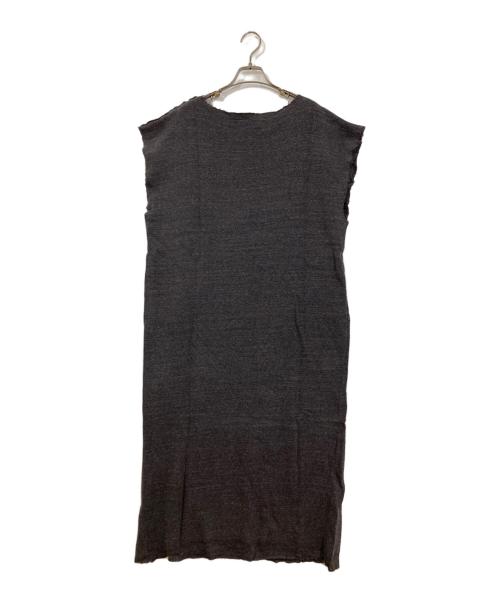 R JUBILEE（アールジュビリー）R JUBILEE (アールジュビリー) カットオフロングワンピース グレー サイズ:FREE 未使用品の古着・服飾アイテム