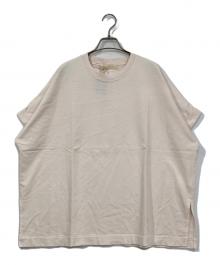 R JUBILEE（アールジュビリー）の古着「ロールアップオーバーT」｜ピンク