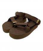 suicoke×DEUXIEME CLASSEスイコック×ドゥーズィエム クラス）の古着「スウェードサンダル」｜ブラウン