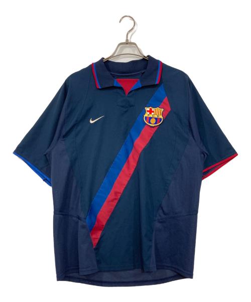 NIKE（ナイキ）NIKE (ナイキ) ゲームシャツ/2002-04 Fc Barcelona ネイビー サイズ:Lの古着・服飾アイテム