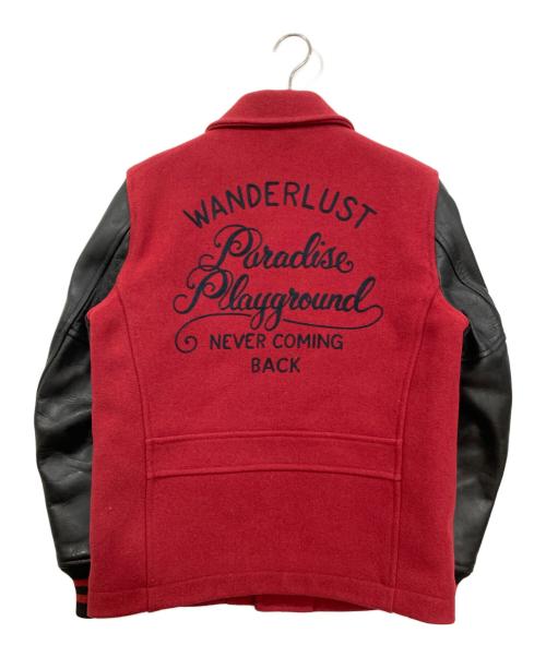 COOTIE（クーティー）COOTIE (クーティー) 1st. Place Jacket スタジャン レッド×ブラック サイズ:Ⅿの古着・服飾アイテム