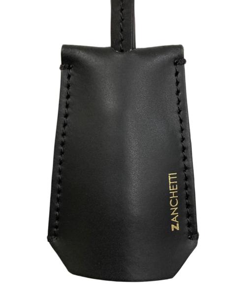 ZANCHETTI（ザンケッティー）ZANCHETTI (ザンケッティー) レザーネックレス ブラックの古着・服飾アイテム