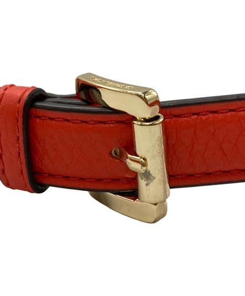 MICHAEL KORS（マイケル・コース）MICHAEL KORS (マイケルコース) フリンジショルダーバッグ レッドの古着・服飾アイテム