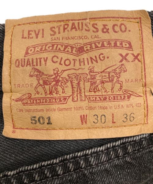 LEVI'S（リーバイス）LEVI'S (リーバイス) 501デニムパンツ ブラック サイズ:W30×L36の古着・服飾アイテム