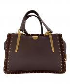 COACHコーチ）の古着「ドリーマーウィズリベット ハンドバッグ」｜ブラウン