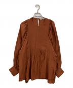 HAVEL studioハーヴェル スタジオ）の古着「PLEATED GATHER B/L」｜ブラウン