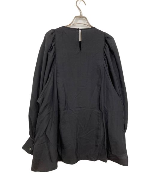 HAVEL studio（ハーヴェル スタジオ）HAVEL studio (ハーヴェル スタジオ) PLEATED GATHER B/L ブラック サイズ:38 未使用品の古着・服飾アイテム