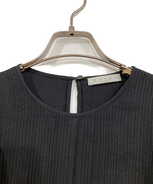 HAVEL studio（ハーヴェル スタジオ）HAVEL studio (ハーヴェル スタジオ) PLEATED GATHER B/L ブラック サイズ:38 未使用品の古着・服飾アイテム
