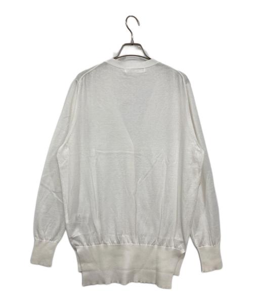 L'appartement（アパルトモン）L'appartement (アパルトモン) Knit Cardiga ホワイト サイズ:Free 未使用品の古着・服飾アイテム