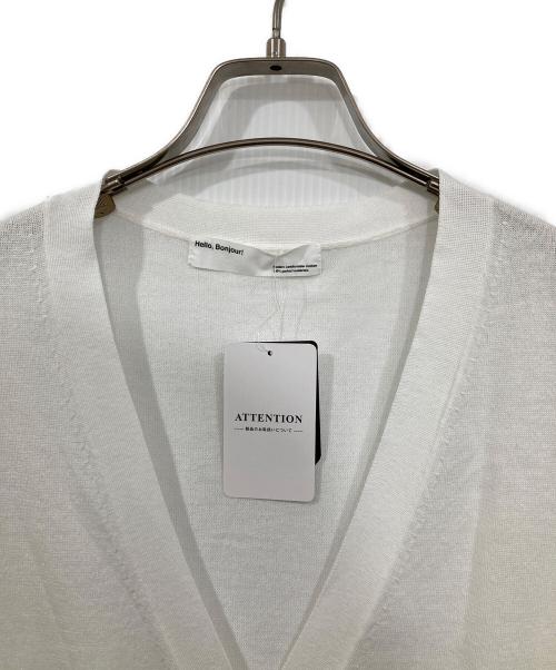 L'appartement（アパルトモン）L'appartement (アパルトモン) Knit Cardiga ホワイト サイズ:Free 未使用品の古着・服飾アイテム