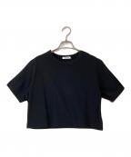 EVERYDAY I LIKE.エヴリデイ アイ ライク）の古着「Cropped Tシャツ」｜ブラック