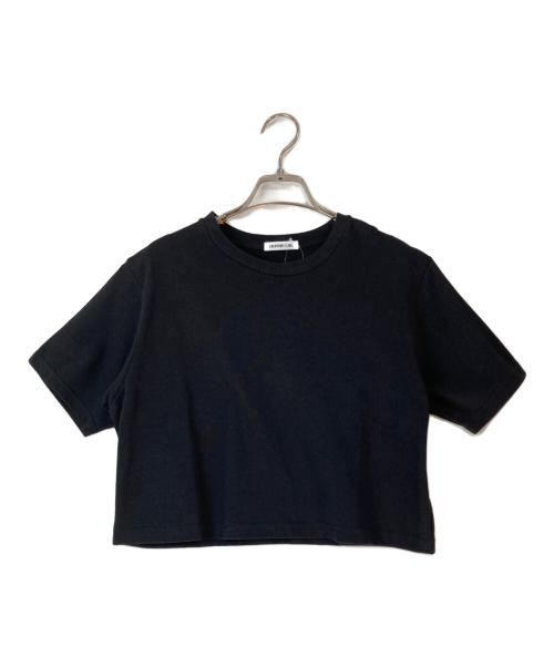 EVERYDAY I LIKE.（エヴリデイ アイ ライク）EVERYDAY I LIKE. (エヴリデイ アイ ライク) Cropped Tシャツ ブラック サイズ:FREEの古着・服飾アイテム