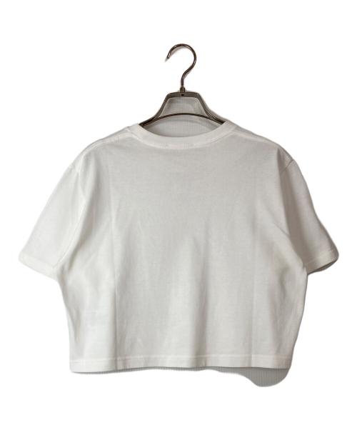 EVERYDAY I LIKE.（エヴリデイ アイ ライク）EVERYDAY I LIKE. (エヴリデイ アイ ライク) Cropped Tシャツ ホワイト サイズ:FREEの古着・服飾アイテム