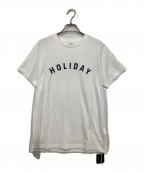 Holiday Boileauホリデーボアロ）の古着「HOLIDAY' Tee」｜ホワイト