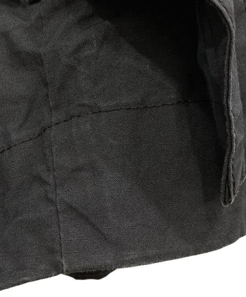 My Beautiful Landlet（マイビューティフルランドレット）My Beautiful Landlet (マイビューティフルランドレット) 強撚タイプライターコットンジップブルゾン ブラックの古着・服飾アイテム