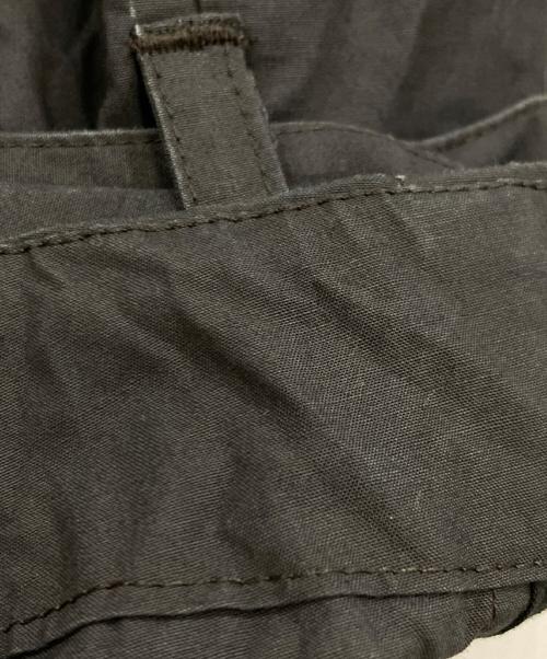 My Beautiful Landlet（マイビューティフルランドレット）My Beautiful Landlet (マイビューティフルランドレット) 強撚タイプライターコットンジップブルゾン ブラックの古着・服飾アイテム