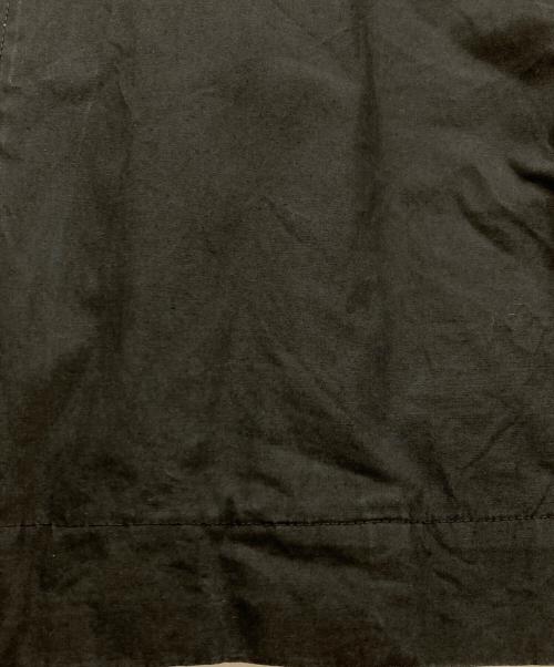 My Beautiful Landlet（マイビューティフルランドレット）My Beautiful Landlet (マイビューティフルランドレット) 強撚タイプライターコットンジップブルゾン ブラックの古着・服飾アイテム