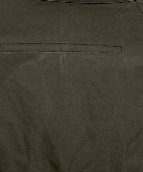 My Beautiful Landlet（マイビューティフルランドレット）My Beautiful Landlet (マイビューティフルランドレット) 強撚タイプライターコットンジップブルゾン ブラックの古着・服飾アイテム