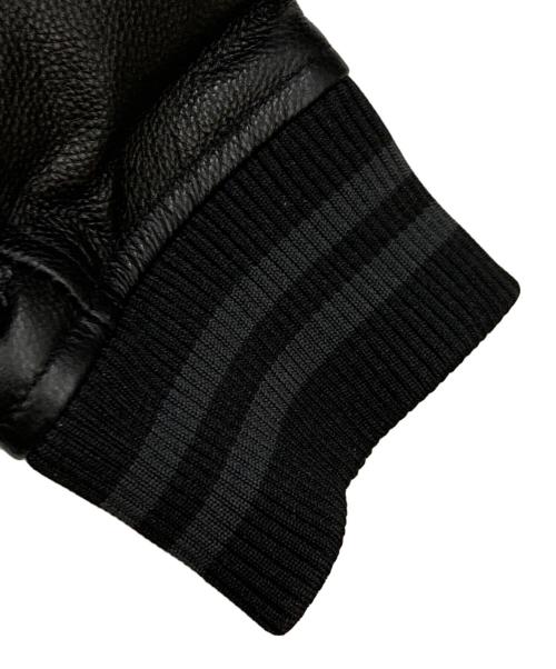 1PIU1UGUALE3 RELAX（ウノピゥウノウグァーレトレ リラックス）1piu1uguale3 relax (ウノピゥウノウグァーレトレ リラックス) スタジャン ブラック サイズ:Lの古着・服飾アイテム