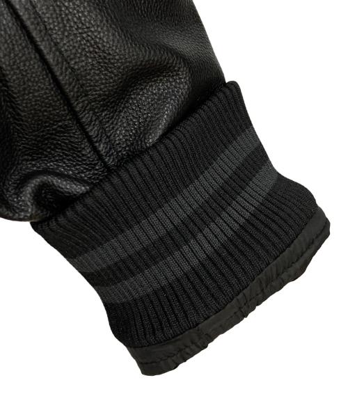 1PIU1UGUALE3 RELAX（ウノピゥウノウグァーレトレ リラックス）1piu1uguale3 relax (ウノピゥウノウグァーレトレ リラックス) スタジャン ブラック サイズ:Lの古着・服飾アイテム