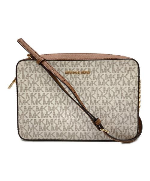 MICHAEL KORS（マイケル・コース）MICHAEL KORS (マイケルコース) ショルダーバッグ アイボリーの古着・服飾アイテム