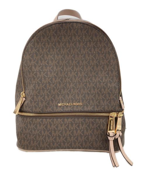 MICHAEL KORS（マイケル・コース）MICHAEL KORS (マイケルコース) リュック ブラウンの古着・服飾アイテム