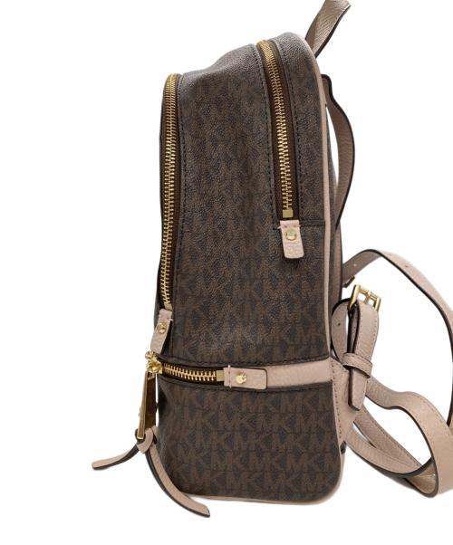 MICHAEL KORS（マイケル・コース）MICHAEL KORS (マイケルコース) リュック ブラウンの古着・服飾アイテム