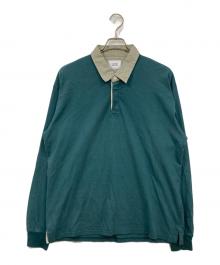UNITED ARROWS & SONS（ユナイテッドアローズ アンド サンズ）の古着「ラグビーシャツ」｜グリーン