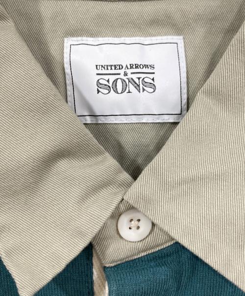 UNITED ARROWS & SONS（ユナイテッドアローズ アンド サンズ）UNITED ARROWS & SONS (ユナイテッドアローズ アンド サンズ) ラグビーシャツ グリーン サイズ:XLの古着・服飾アイテム