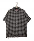 SUPREMEシュプリーム）の古着「22SS Plaid S/S Shirts」｜グレー