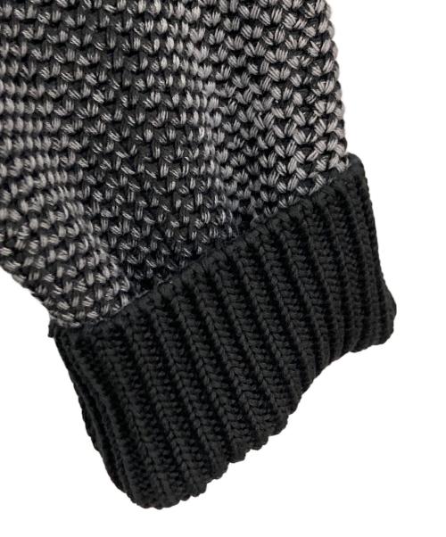 MM6 Maison Margiela（エムエムシックスメゾンマルジェラ）MM6 Maison Margiela (エムエムシックスメゾンマルジェラ) ブランドロゴ長袖ニットセーター ブラック サイズ: 12の古着・服飾アイテム