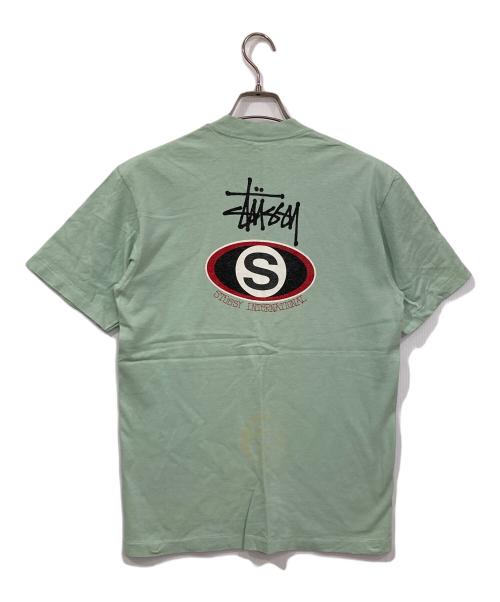 stussy（ステューシー）stussy (ステューシー) 90'sプリントTシャツ グリーン サイズ:Mの古着・服飾アイテム