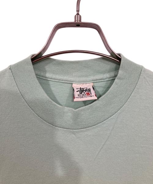 stussy（ステューシー）stussy (ステューシー) 90'sプリントTシャツ グリーン サイズ:Mの古着・服飾アイテム