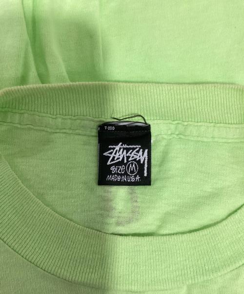 stussy（ステューシー）stussy (ステューシー) 折れクラウンTシャツ グリーン サイズ:Ⅿの古着・服飾アイテム