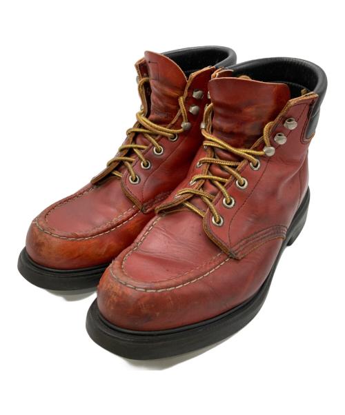RED WING（レッドウィング）RED WING (レッドウィング) スーパーソール モックトゥ ブラウン サイズ:8Dの古着・服飾アイテム