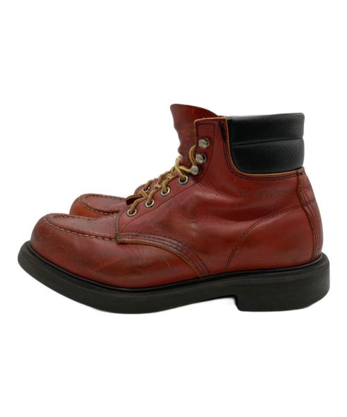 RED WING（レッドウィング）RED WING (レッドウィング) スーパーソール モックトゥ ブラウン サイズ:8Dの古着・服飾アイテム