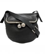 kawa-kawaカワカワ）の古着「がま口ショルダーバッグ」｜ブラック