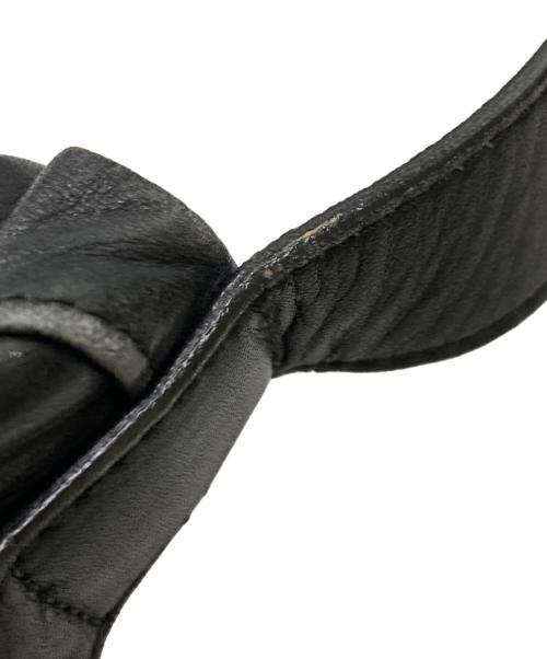 kawa-kawa（カワカワ）kawa-kawa (カワカワ) がま口ショルダーバッグ ブラックの古着・服飾アイテム