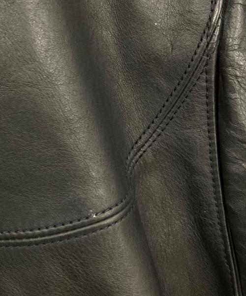 HARLEY-DAVIDSON（ハーレーダビッドソン）HARLEY-DAVIDSON (ハーレーダビッドソン) 2WAYレザーシングルライダースージャケット ブラック サイズ:XXLの古着・服飾アイテム