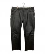 HARLEY-DAVIDSONハーレーダビッドソン）の古着「レザーパンツ」｜ブラック