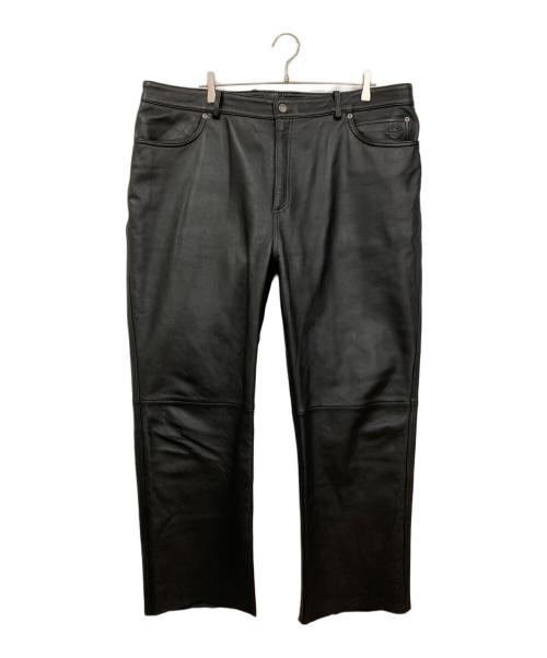 HARLEY-DAVIDSON（ハーレーダビッドソン）HARLEY-DAVIDSON (ハーレーダビッドソン) レザーパンツ ブラック サイズ:44の古着・服飾アイテム